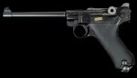 Pistol Luger 6 negru WE-038